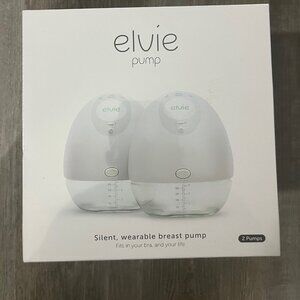 Elvie V2- Double, Wearable Breast Pump, App - The Smallest & Quietest - Portable